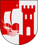 Vaxholms stads stadsvapen.